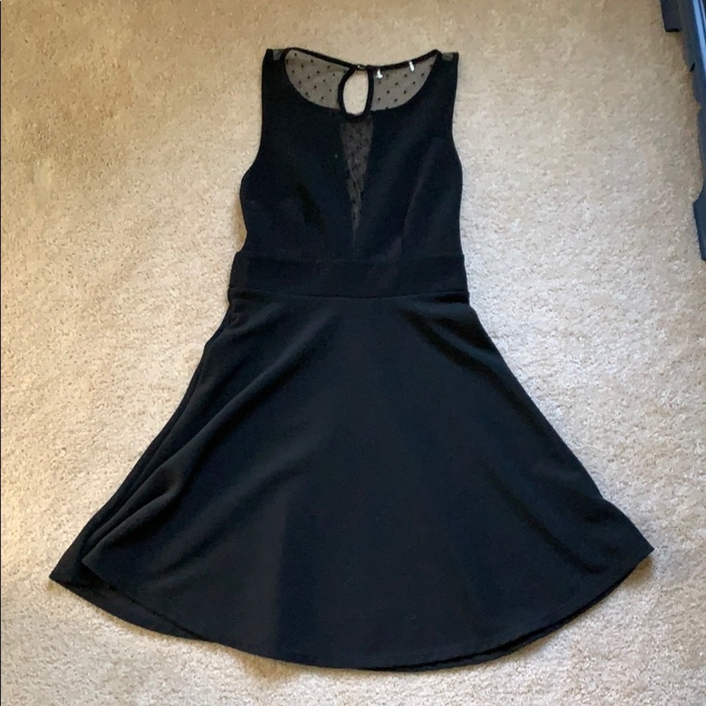 Lulus peekaboo bachelorette party skater dress